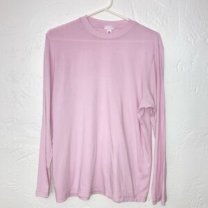 SKIMS Boyfriend Long Sleeve T-Shirt, Size Small, Cherry Blossom